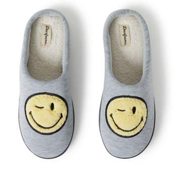 Dearfoams Men's Smile Icon Slippers