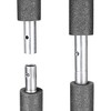 Yescom Universal Trampoline Replacement Enclosure Poles Accessories with Clamp and Hardware 2 Packs Fits Straight Pole Trampoline - 2 of 4