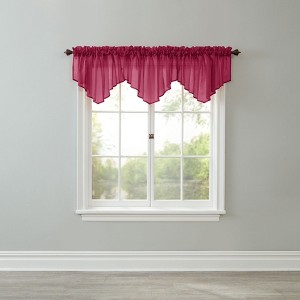BrylaneHome BH Studio Sheer Voile Ascot Valance - 1 of 4