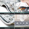 DOMETOUR Kitchen Rug Sets 3 Piece with Runner Non Slip Kitchen Rugs and Mats Washable Kitchen Mats - 4 of 4