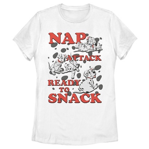 Women's One Hundred And One Dalmatians Ready To Snack T-shirt : Target