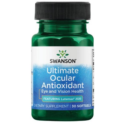 Swanson Ultimate Ocular Antioxidant - Featuring Lutemax 30 Softgels.
