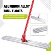 Magnesium Concrete Bull Float, Heavy Duty Cement Finishing Tool with Adjustable Bracket and Portable Carrying Box, Ideal for Smoothing - 4 of 4