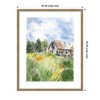 Kate and Laurel Framed Art Vermont Barn in Summer by Patricia Shaw, 34x42, Woodgrain Stripe Mocha - 2 of 4