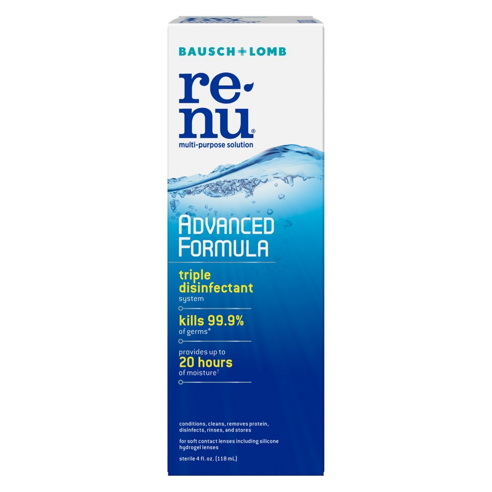 UPC 310119031186 product image for Renu Contact Solution, Advanced Triple Disinfectant Formula - 4oz | upcitemdb.com