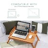 Rossie Home Bamboo Media Bed Tray - 2 of 4