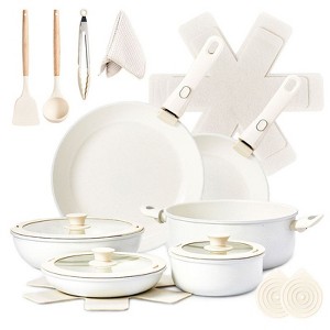 Karl Home Nonstick Pots and Pans Set Cast Aluminum Cookware Set with Detachable Handles - 1 of 2