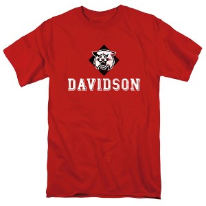 Men's Davidson College Official Distressed Primary T-Shirt - 1 of 4