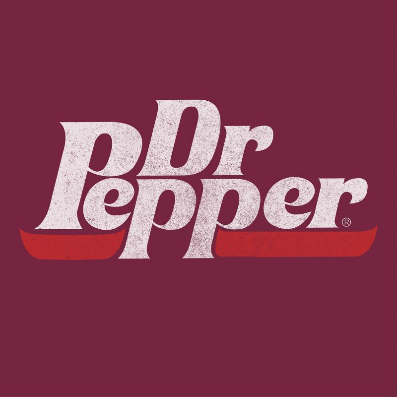 Men's Dr Pepper Short Sleeve Graphic T-Shirt - Maroon, 3 of 6