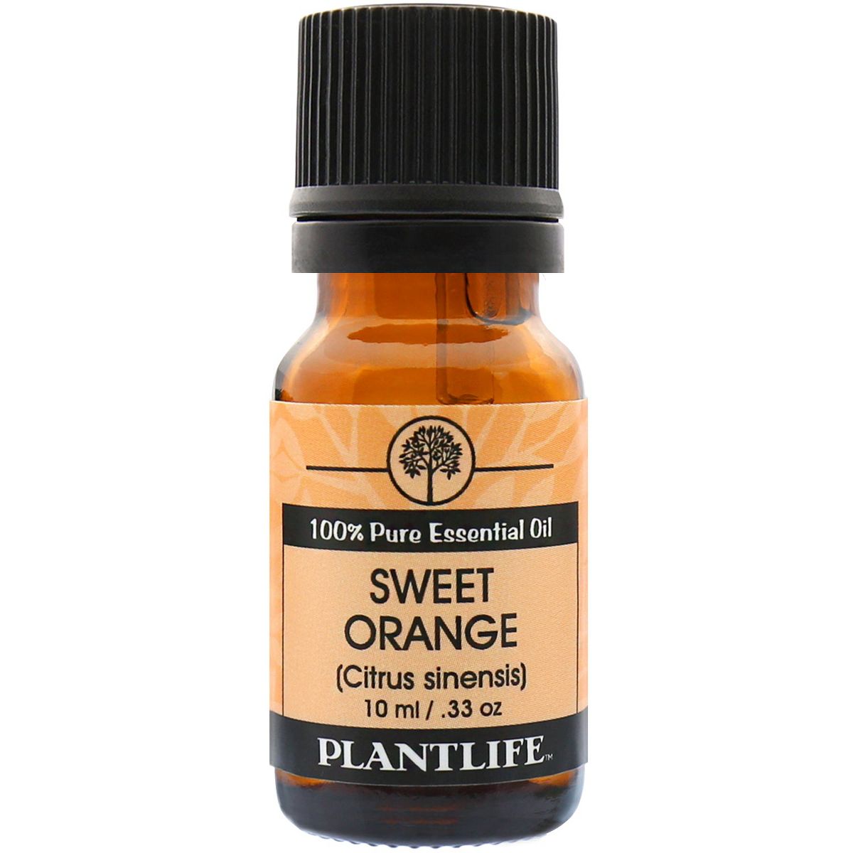 Plantlife Sweet Orange Essential Oil – 100% Pure, Undiluted & Cold Pressed – No Additives – Therapeutic Grade Aromatherapy