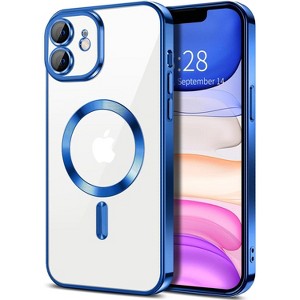 Entronix [Magnetic] Case Compatible with iPhone 11 - [Clear Back] Luxury Glossy Cover - 1 of 4