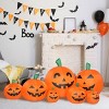 FURNIinspire Decorative Holiday Scene Props Classic Inflatable Pumpkin Halloween Decoration, Cute Outdoor Combo Decor, Orange, 39"*88"*35" - 4 of 4