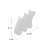 FIONECA 17.5" Embroidered Christmas Stocking Set - 4 of 4