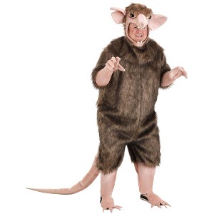 HalloweenCostumes.com Plus Size Sewer Rat Adult Costume | Adult Animal Costumes - 1 of 4