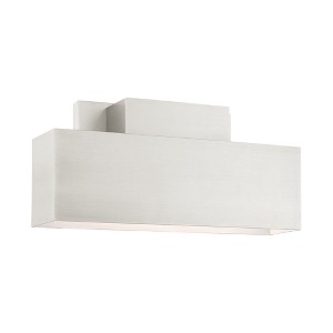 Livex Lighting Lynx 2 - Light Wall Light in  Brushed Nickel - 1 of 4