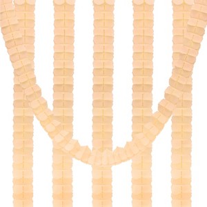 Unique Bargains Paper Reusable Streamers Party Wedding Backdrop Hanging Decoration Four-Leaf Garlands 6 Pcs - 1 of 4