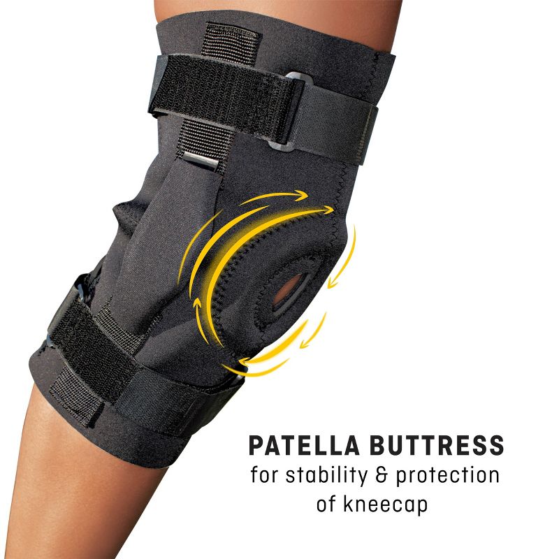 FUTURO Hinged Knee Brace, Adjustable Knee Support for Sport - 1pk, 4 of 11