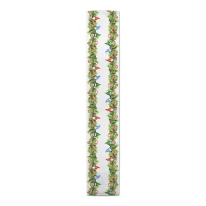 Creative Products Gnome and Cookie Garland 16 x 72 Poly Twill Table Runner - 1 of 3