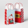10ct Festive Holiday Junior Christmas Gift Bags - Wondershop™ - 2 of 4