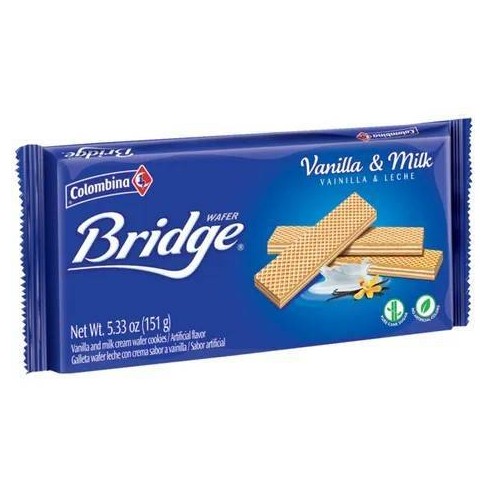 Columbina Vanilla & Milk Bridge Wafers - 5.33oz : Target