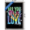 Trends International Jason Naylor - All You Need Is Love Framed Wall Poster Prints - 3 of 4