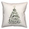Creative Products Christmas Tree Words 2 18 x 18 Spun Poly Pillow - 2 of 3
