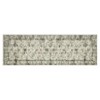 Washable Vintage Rug Floral Print Area Rug Distressed Oriental Rug Low Pile Non Slip Foldable Accent Rug - 2 of 4