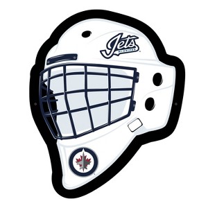 Evergreen Ultra-Thin Edgelight LED Wall Decor, Helmet, Winnipeg Jets- 15.6 x 19 Inches Made In USA - 1 of 4