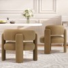 Barrel Living Room Accent Chair, Upholstered Modern Side Armchair for Home, Bedroom - 4 of 4