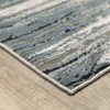 Captiv8e Designs Connor Contemporary Abstract Blue/Gray Area Rug - 4 of 4