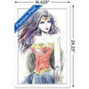 Trends International DC Comics - Wonder Woman - Sketch Framed Wall Poster Prints - 3 of 4