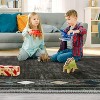 Washable Rug Modern Bordered Rug Non Slip Non Shedding Geometric Low Pile Indoor Carpet for Living Room Bedroom Office - 3 of 4