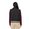 Women's Varsity Stripe Snap Button Vest - mono b - 2 of 2