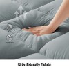 Peace Nest 4-inch Thickness Down Alternative Fitted Mattress Topper with Soft Cover - 2 of 4