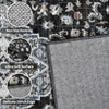 Washable Rugs Non-Slip Vintage Oriental Area Rug Soft Low Pile Carpet Machine Washable Printed Floor Cover with TPR Backing - 3 of 4