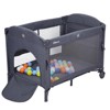 5-in-1 Pack and Play Bedside Sleeper with Bassinet & Diaper Changer, Portable Crib with Toy Arch | Nursery Center for Newborns to Toddlers - 4 of 4