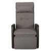 GDFStudio Odina Outdoor Wicker and Aluminum Recliner with Cushion, Multibrown/Brown - 2 of 4