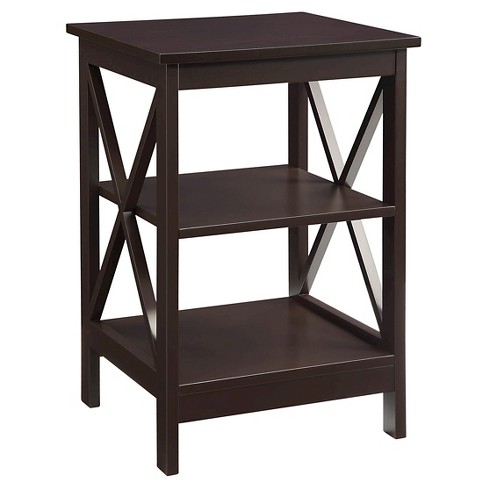 Espresso on sale end table