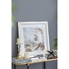 Fisfet 23.6x23.6" Perryman Crystal Mirror Framed Wall Art on Mellow Golden Tint Background - 3 of 4