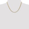 Black Bow Jewelry 3.8mm, 14k Yellow Gold, Open Concave Curb Chain Necklace - 2 of 4