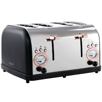 Salton Stainless Steel Digital Toaster Long Slot - 4 Slice ET2108