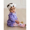 RuffleButts Baby Toddler Girls Long Sleeve Flutter Bubble Romper - 3 of 4