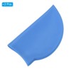 Unique Bargains Silicone Waterproof Non-Slip Adult Swimming Caps 2 Pcs - 3 of 4