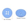 Unique Bargains Resin Craft Snap Round Flat 4-Hole Sewing Buttons 50 Pcs - 2 of 4