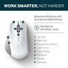 Evo Bytes White Wireless Bluetooth Ergonomic Mouse - 2 of 4
