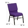 Emma and Oliver 18.5"W Church/Reception Guest Chair with Book Rack - 4 of 4