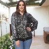 Anna-Kaci Women's Plus Size Sequin Bomber Jacket - 2 of 4