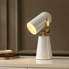 Clarst Table Lamp - 13.75 Inch Height - TBL4532 - White/Brass - Safavieh - 4 of 4