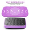 NAYSAYE Vibration Plate Fitness Equipment Whole Body Massager for Energy Boost and Toning, Purple, 20.5"*14.2"*4.5" - 4 of 4