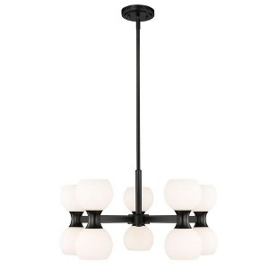 Z-Lite Artemis 10 - Light Chandelier in  Matte Black - 1 of 4